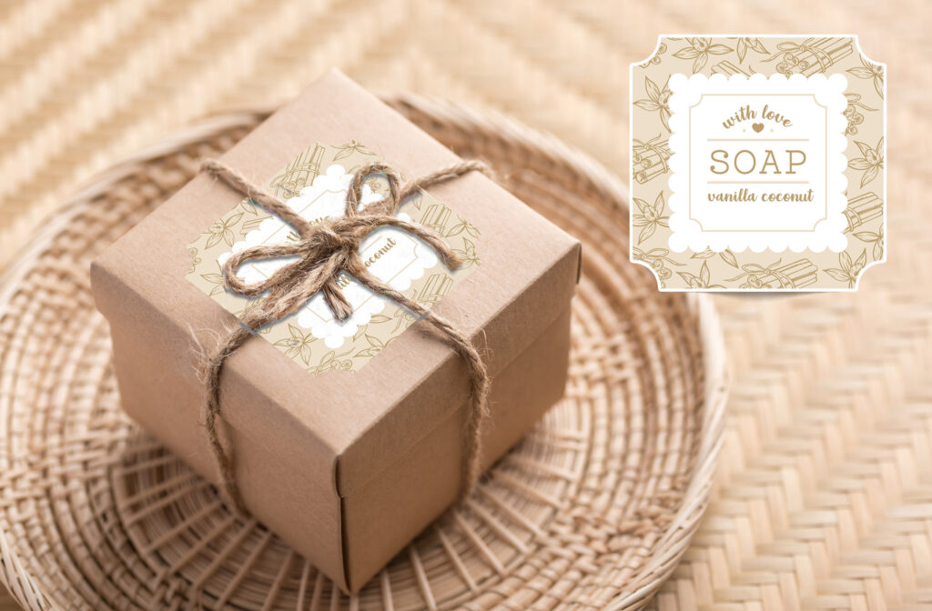 Soap box label